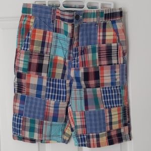 NWT Madras Shorts - boys size 12